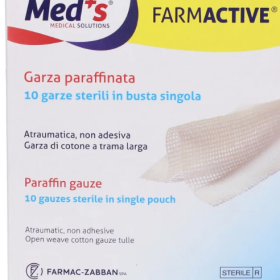 GARZA FARMACTIVE 10X10CM 10PZ